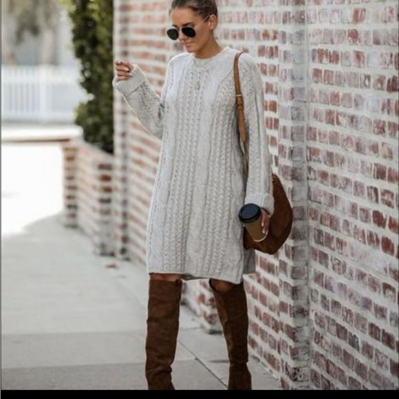 Vici Dresses & Skirts - Vici Oversized sweater dress S/M
